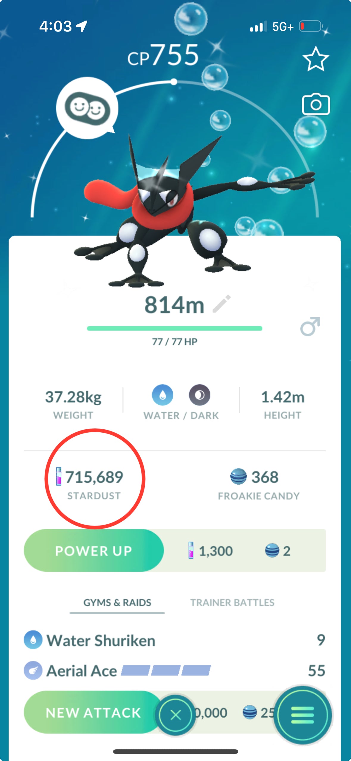 YouGetAWeb account (28 shiny/715k stardust)