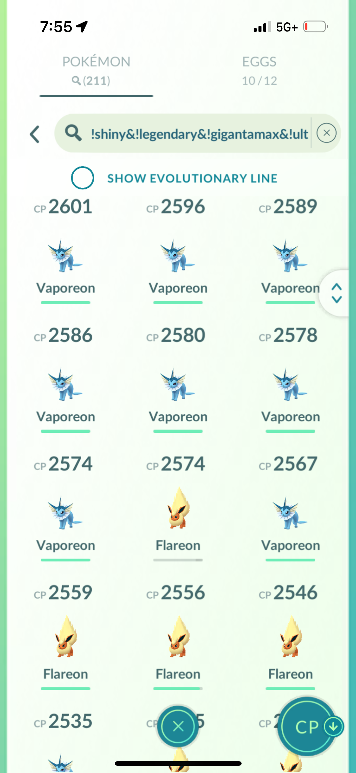 GarythePlugGTP1 account (69 Shiny/Legendary)