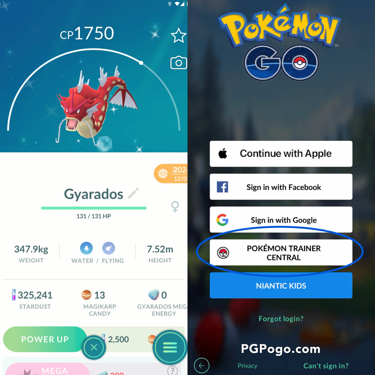 Shiny Gyarados account