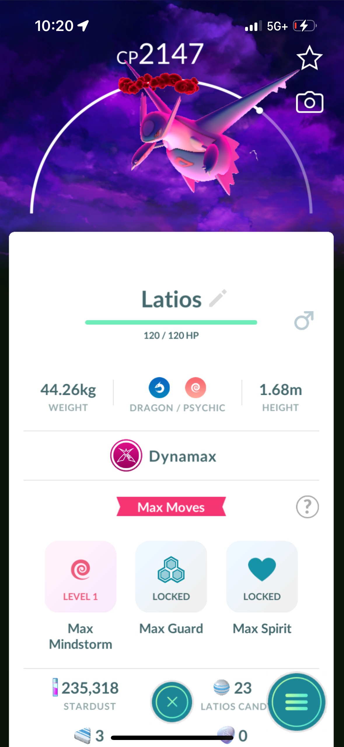 WhiteGmaxGengar account (11 Gigantamax/8 shiny & legendary