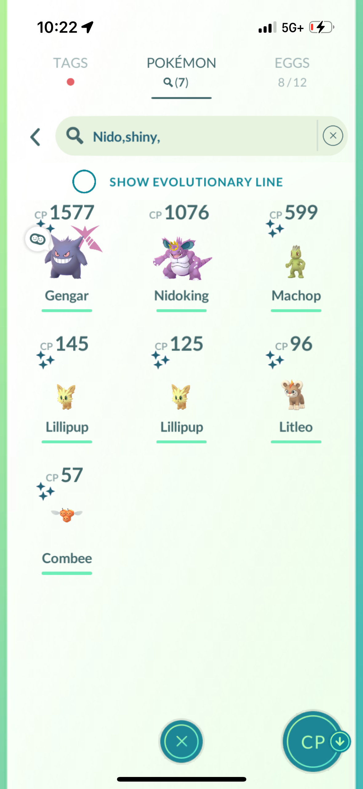 WhiteGmaxGengar account (11 Gigantamax/8 shiny & legendary