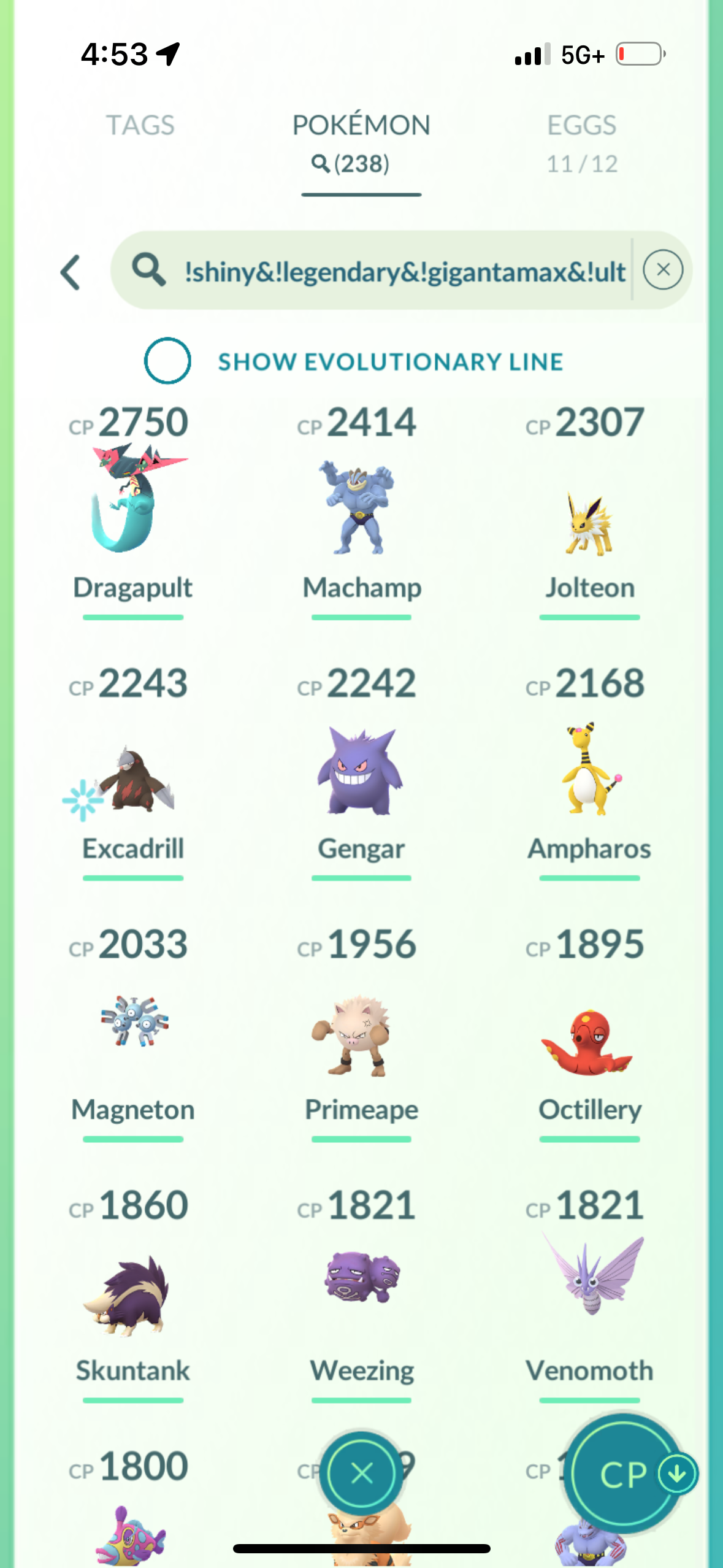 InventYourself account (16 shiny/legendary)