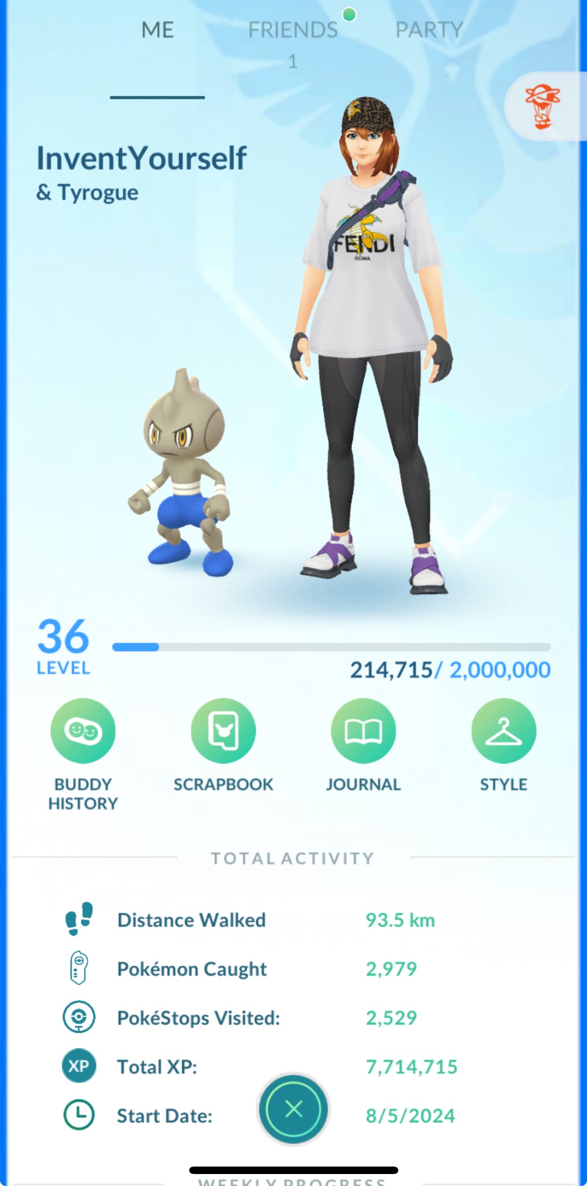 InventYourself account (16 shiny/legendary)
