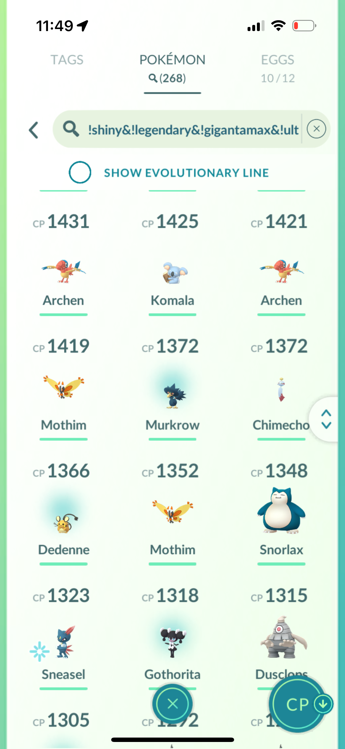 PlentyPaper account (18 Shiny/Legendary)