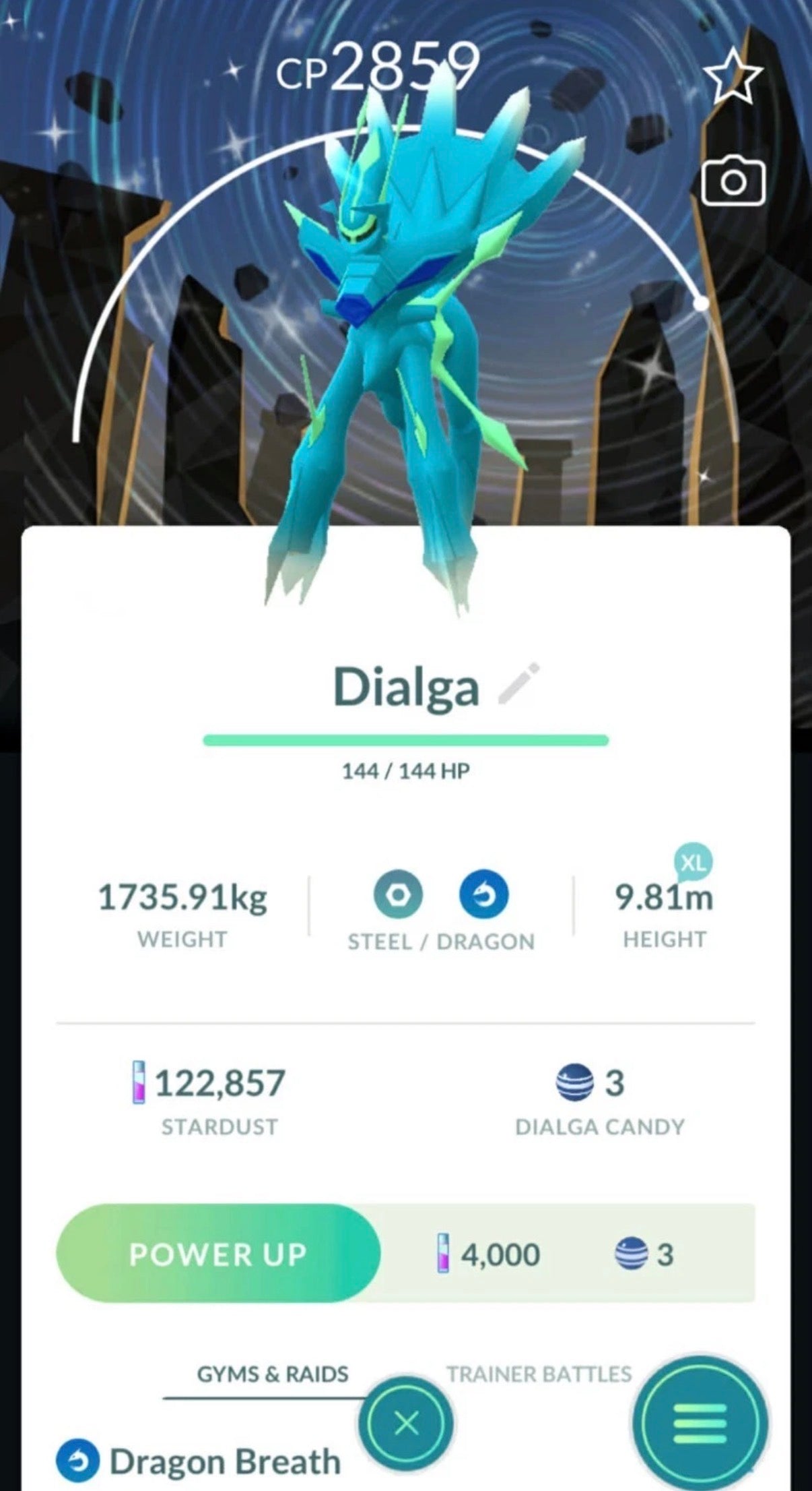 Shiny Legendary Background trade or account