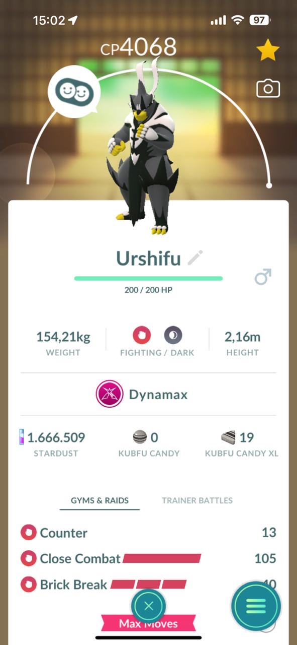 Urshifu account