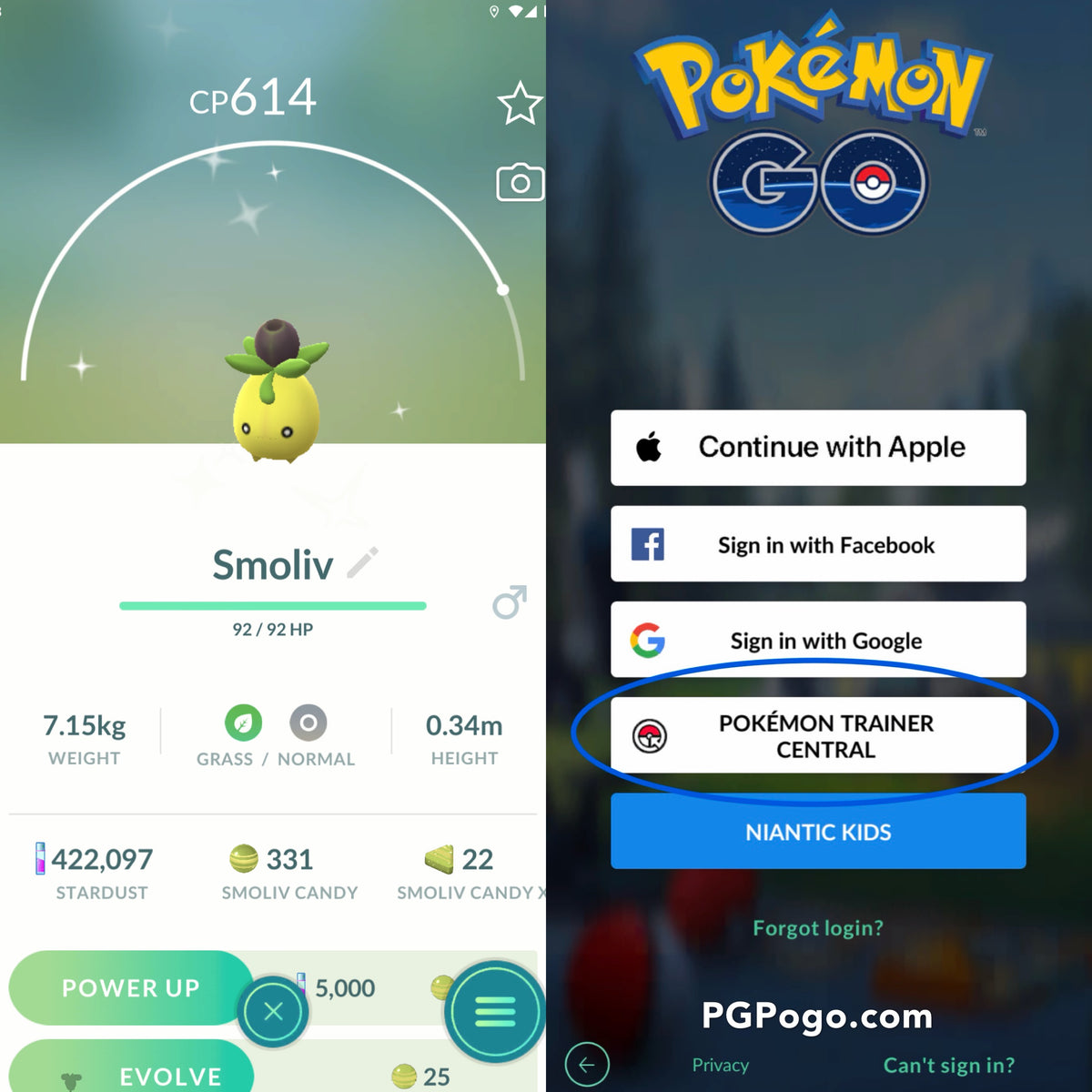 Shiny Smoliv account