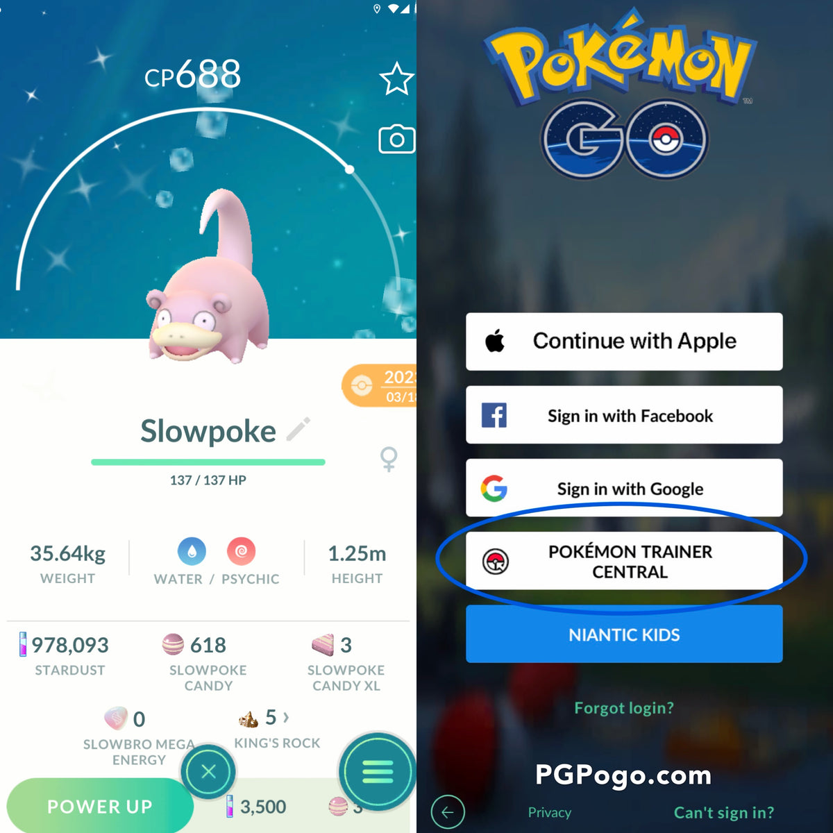 Shiny Slowpoke account