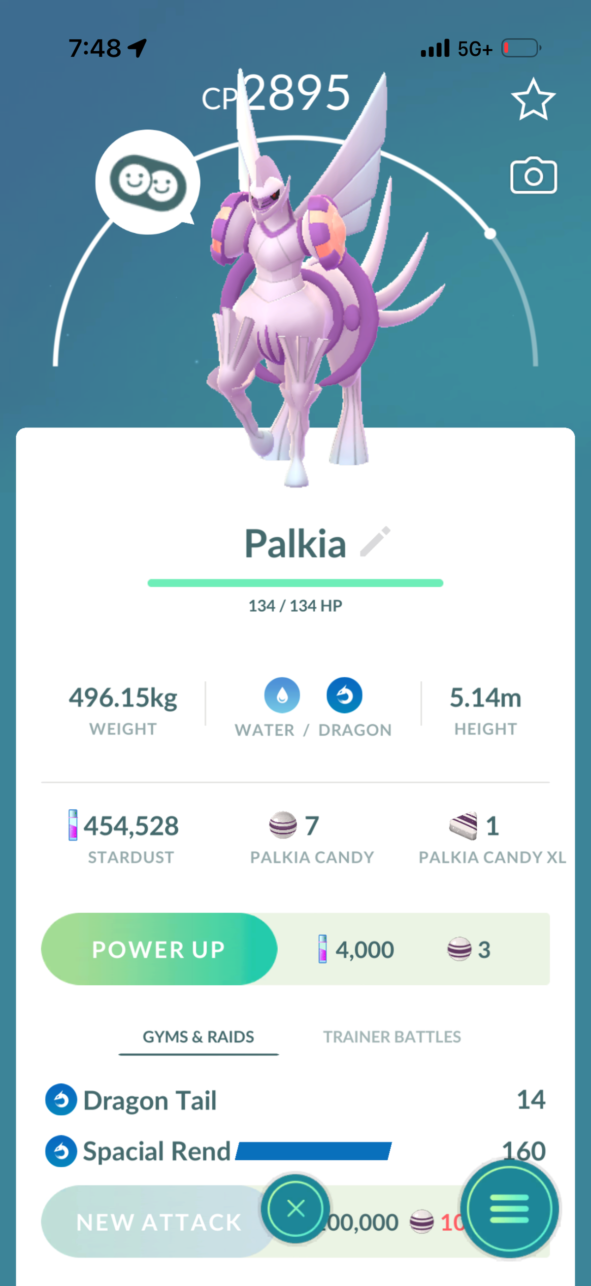 AFewLegendaries account 15 Shiny/Legendary & 454k Stardust
