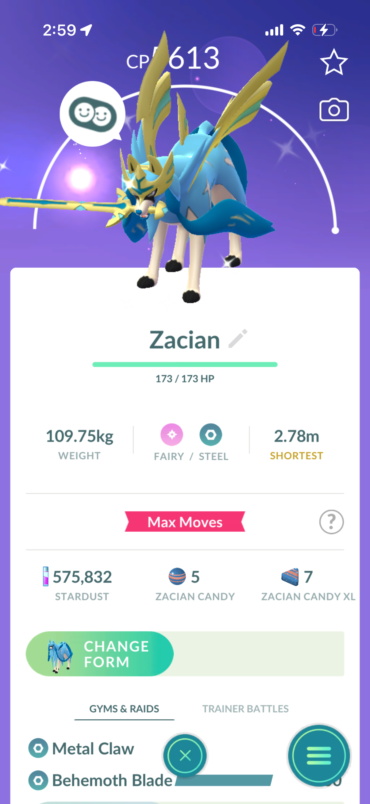 ApexZacian5600 (51 Shiny/Legendary + Crown Legendary
