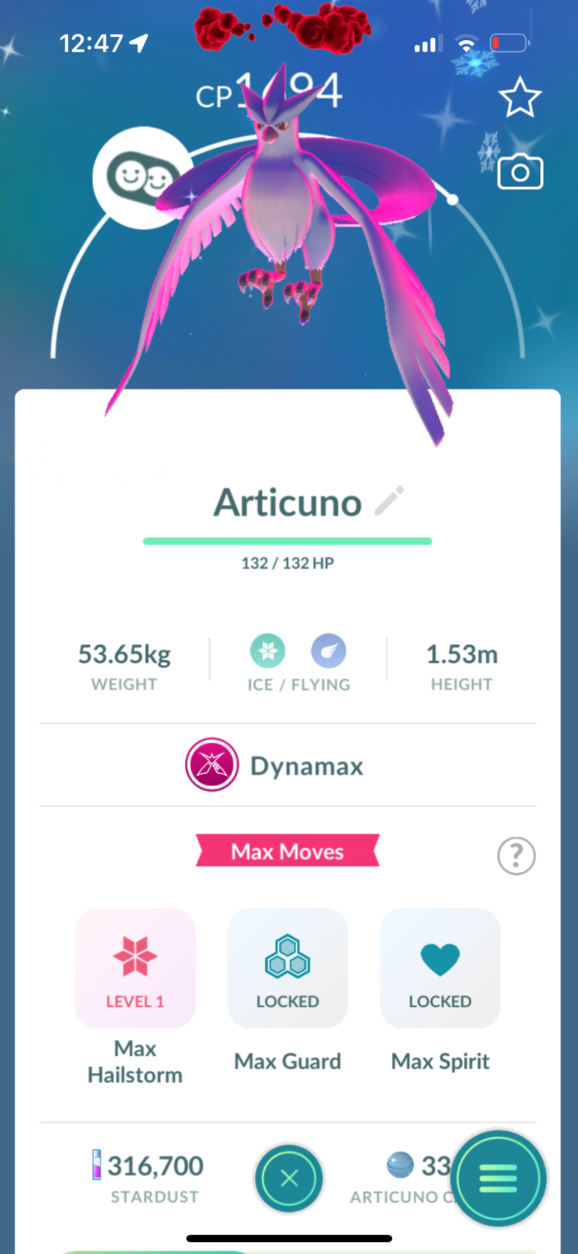 ArticunoDynamax account