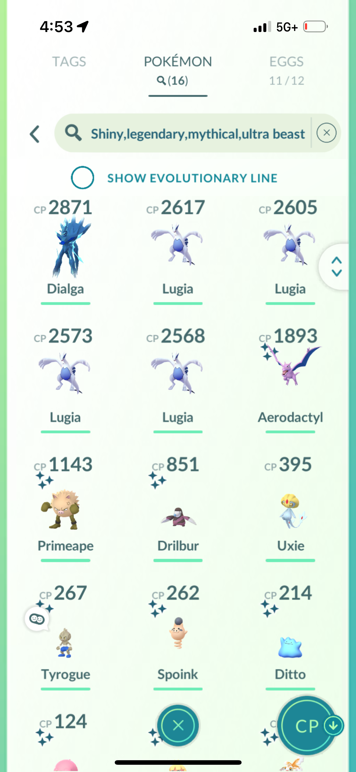 InventYourself account (16 shiny/legendary)