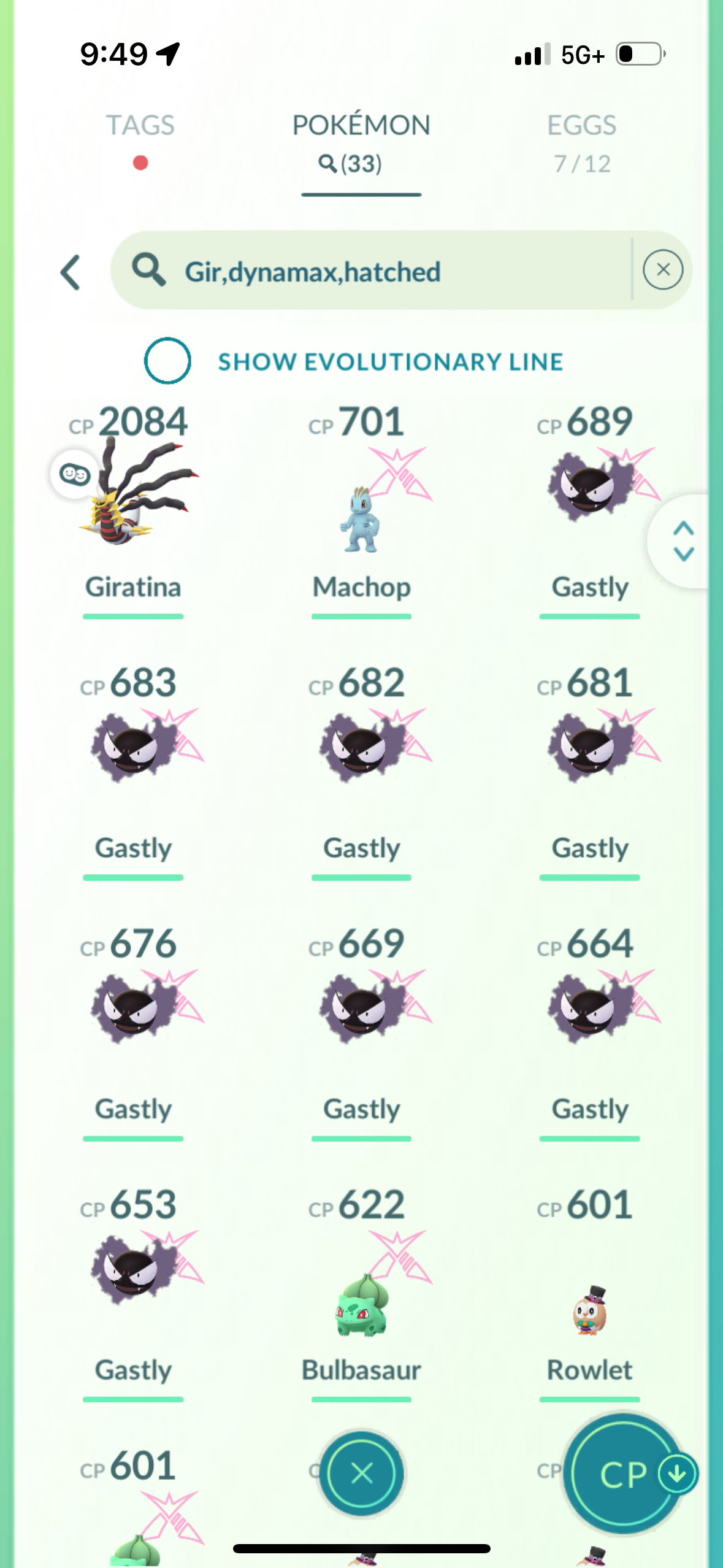 GiratinaPTC account