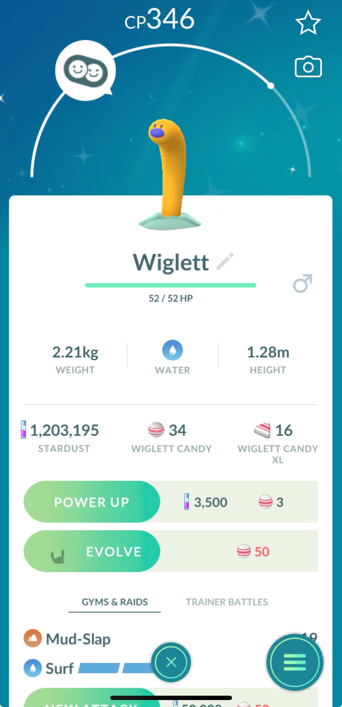 ShinyWiglett account