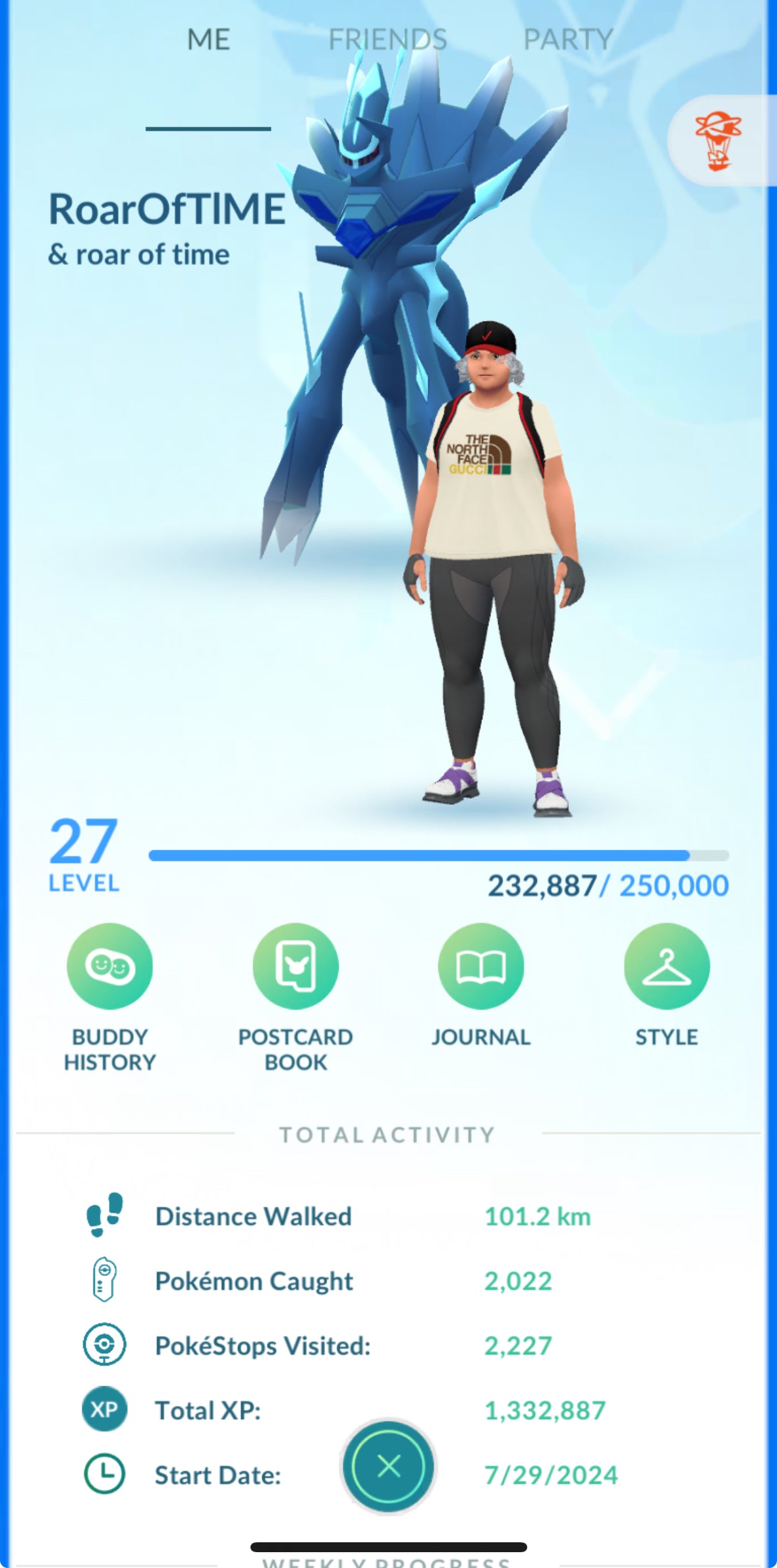 RoarOfTIME account