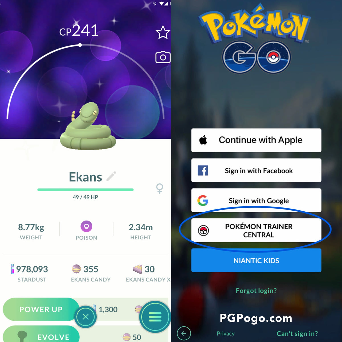 Shiny Ekans account