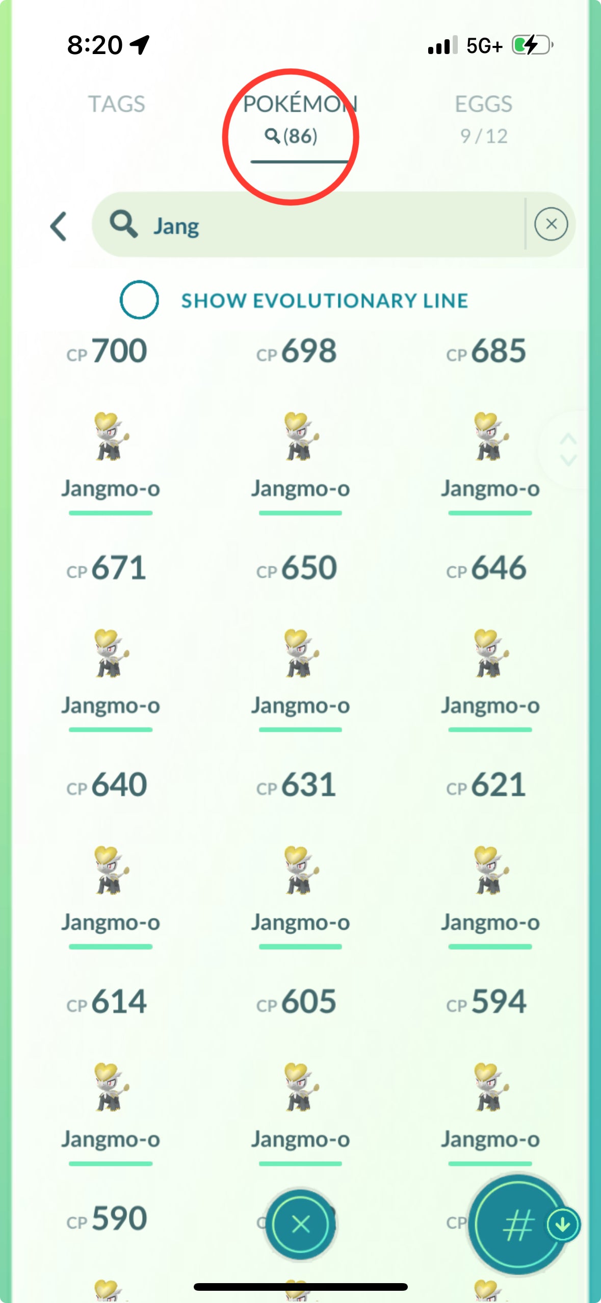 BiblicalTrainer account (36 shiny)