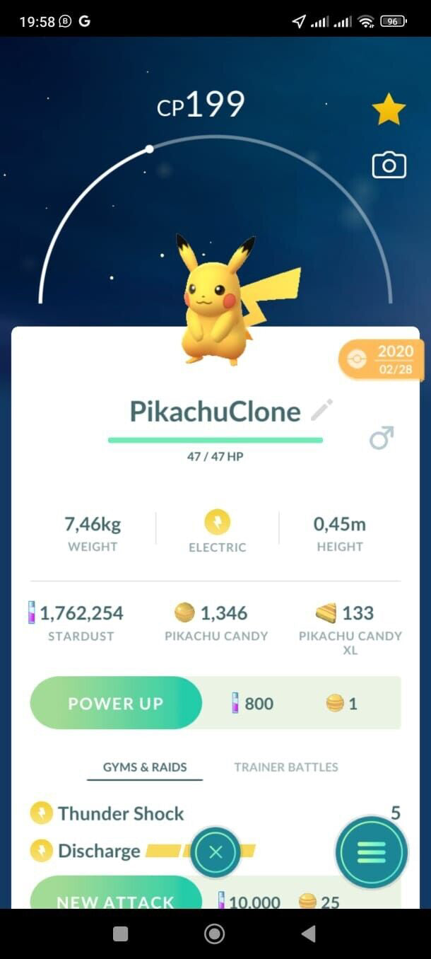 Clone Pikachu trade