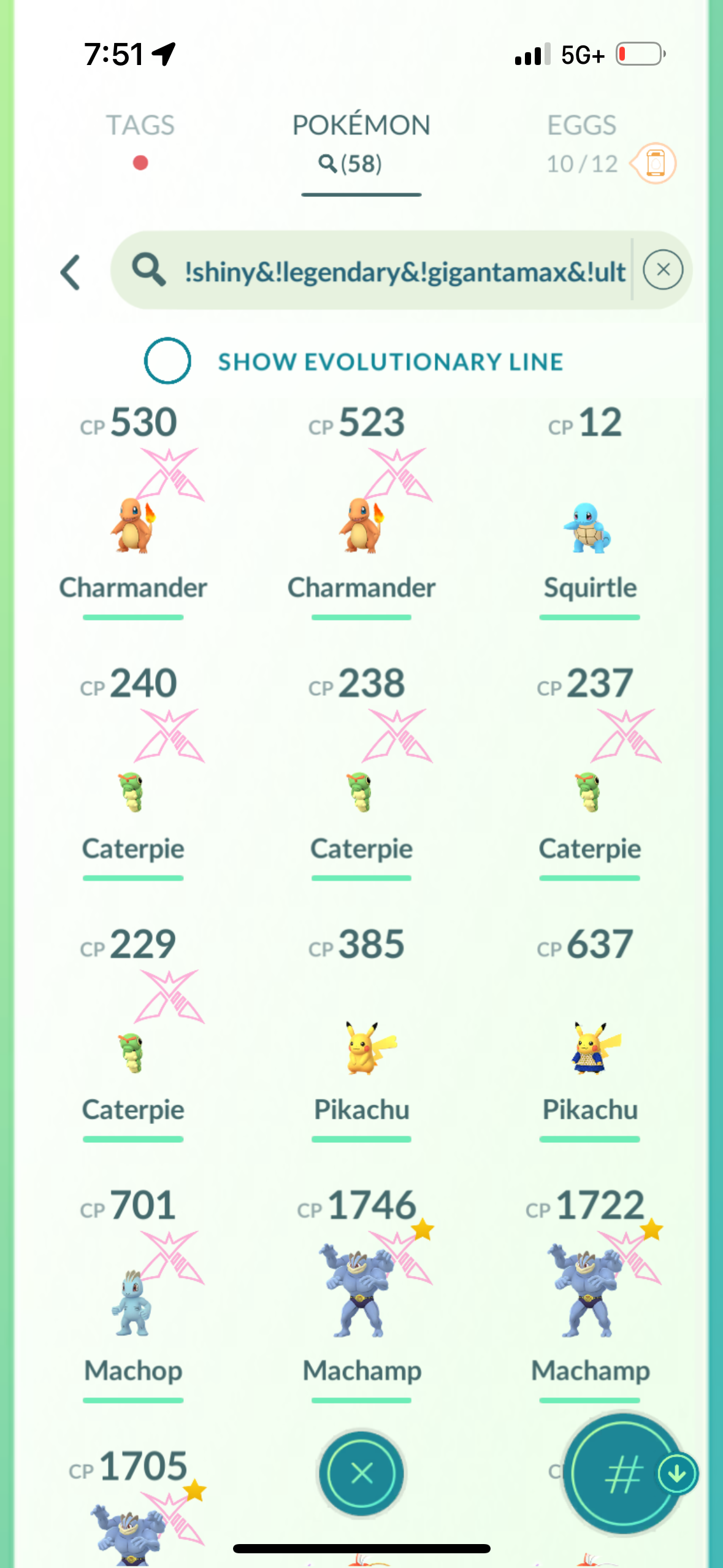 Silksong account (38 Gigantamax/Legendary/Shiny)