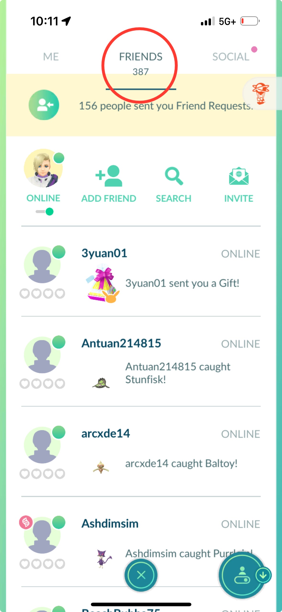 28Team101 account (21 shiny)