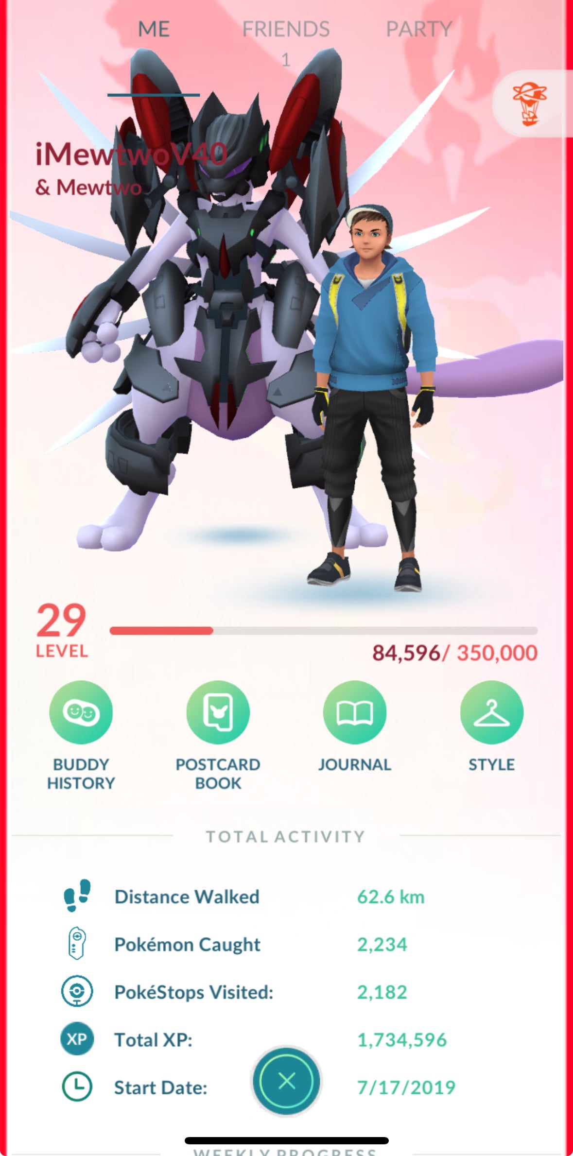 iMewtwoV40 account (51 shiny/legendary)