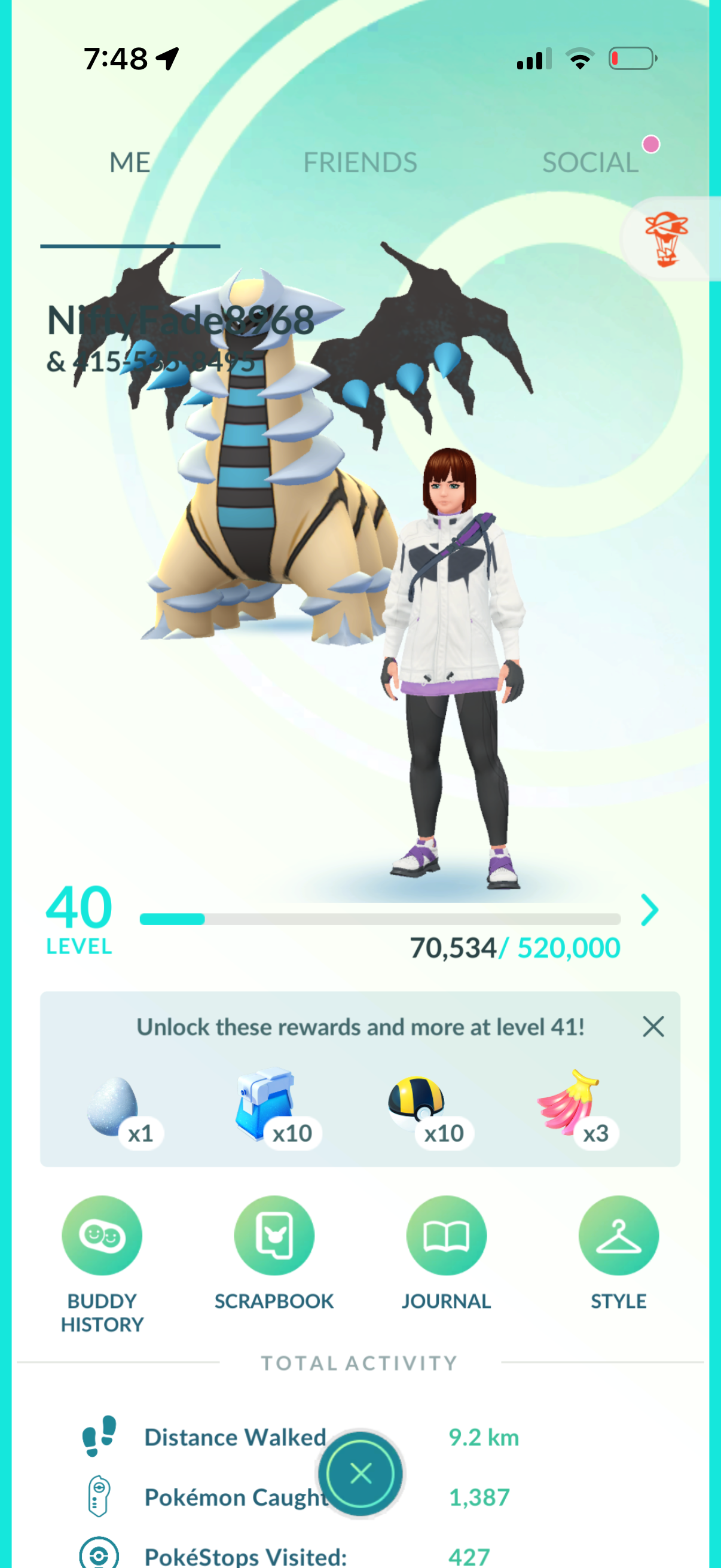 Shiny Giratina Altered trade or account