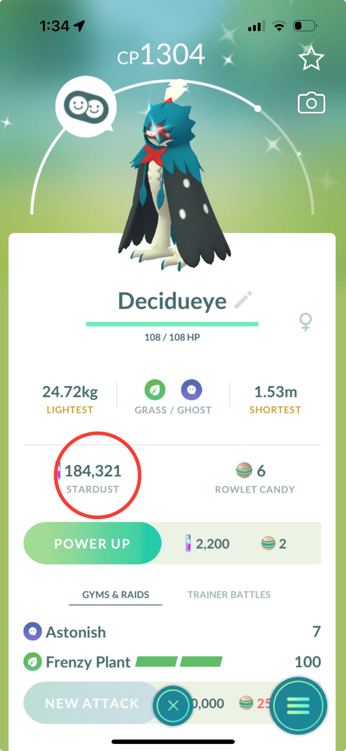 ExclusiveMoves account (33 shiny/legendary)