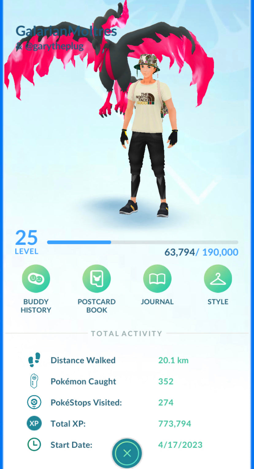 Legendary accounts (shiny option)