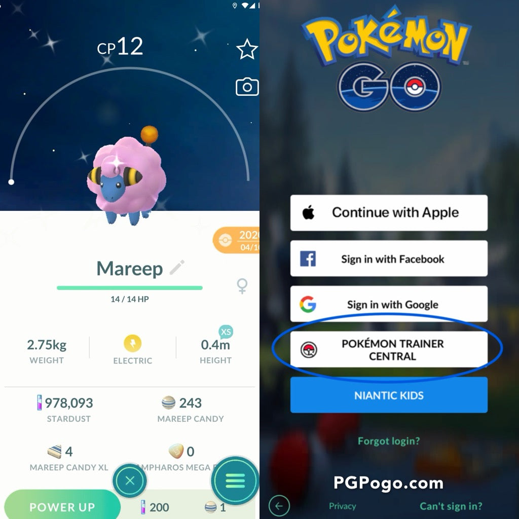 Shiny Mareep account