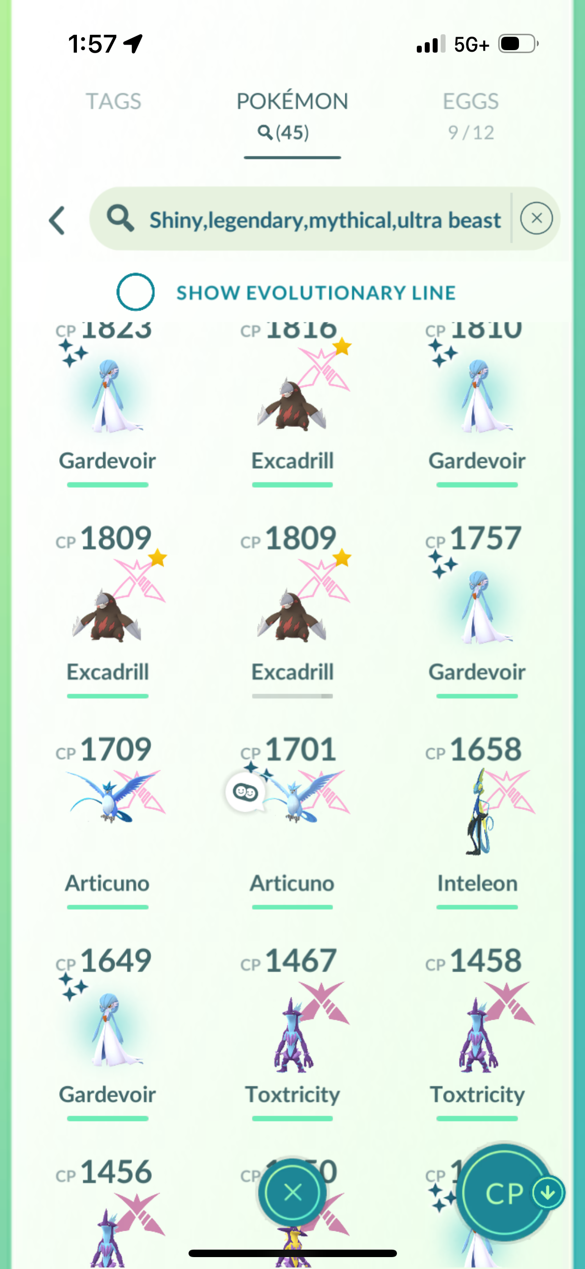 TrumpIsBack account (39 shiny/legendary/gigantamax)