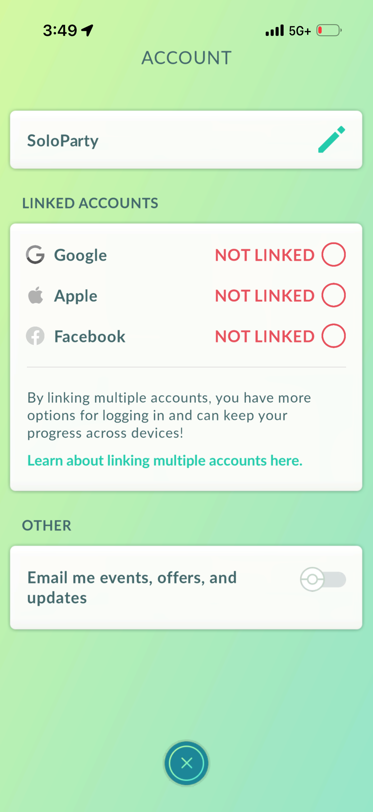 SoloParty account 38 Shiny/Legendary & 790k Stardust