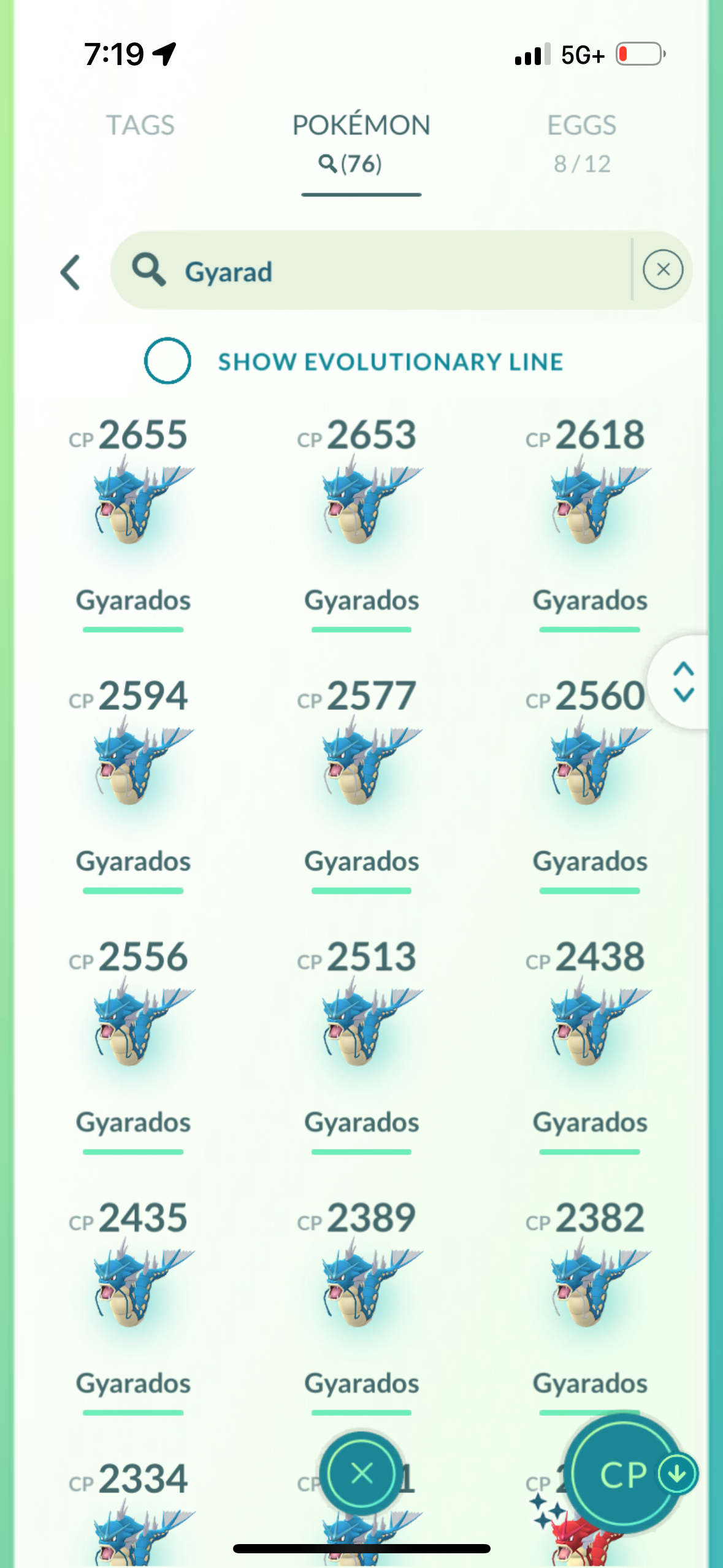 iMewtwoV40 account (51 shiny/legendary)