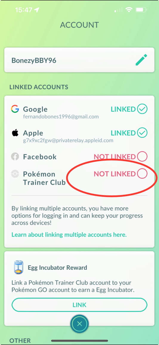 Shinys caught on your account (1 of 2)