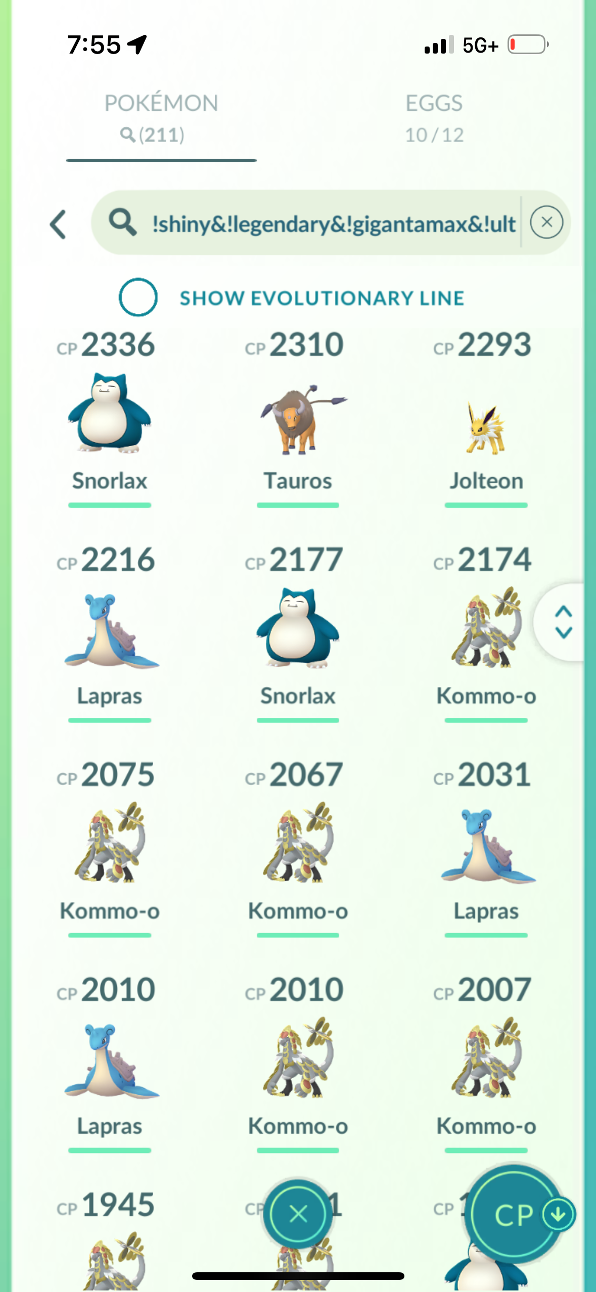 GarythePlugGTP1 account (69 Shiny/Legendary)