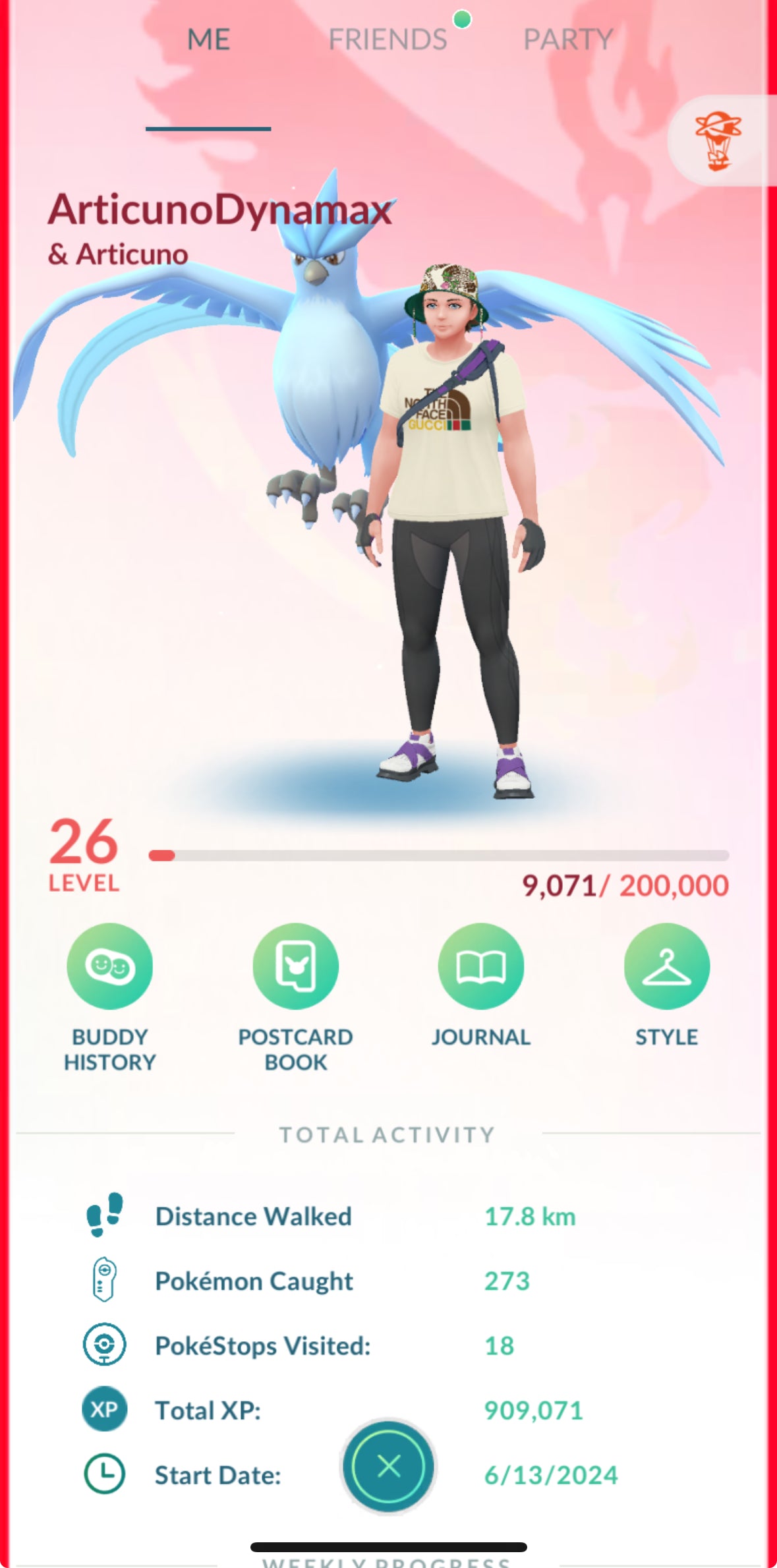 ArticunoDynamax account