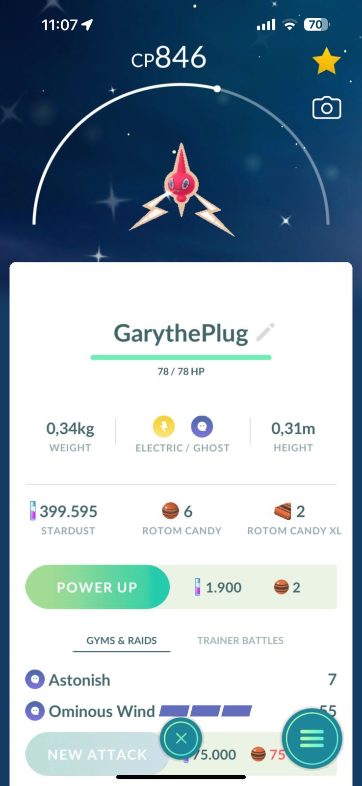 Shiny Rotom trade or account