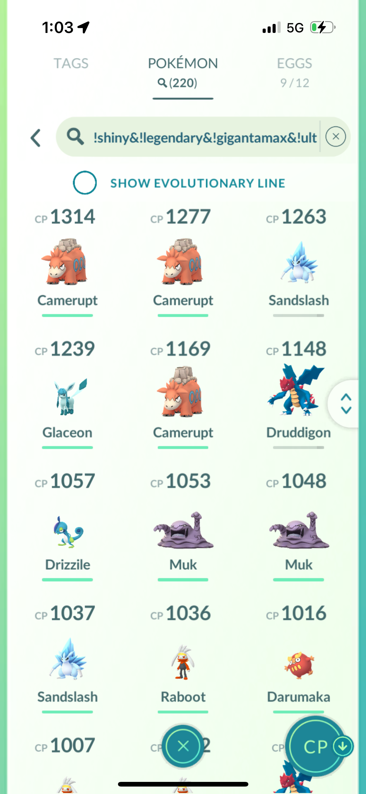HolidaySpecial account (58 Shiny/Legendary)