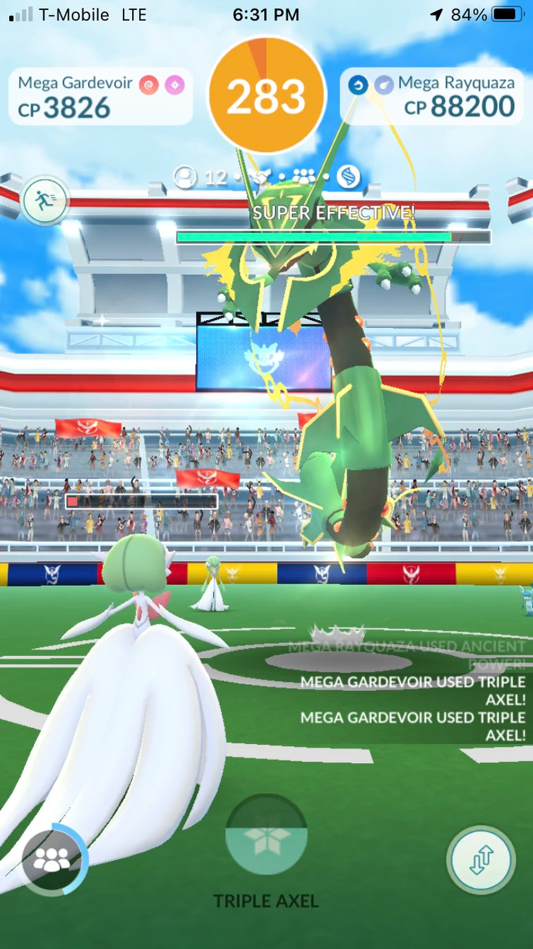 Mega Rayquaza Raid Day Service