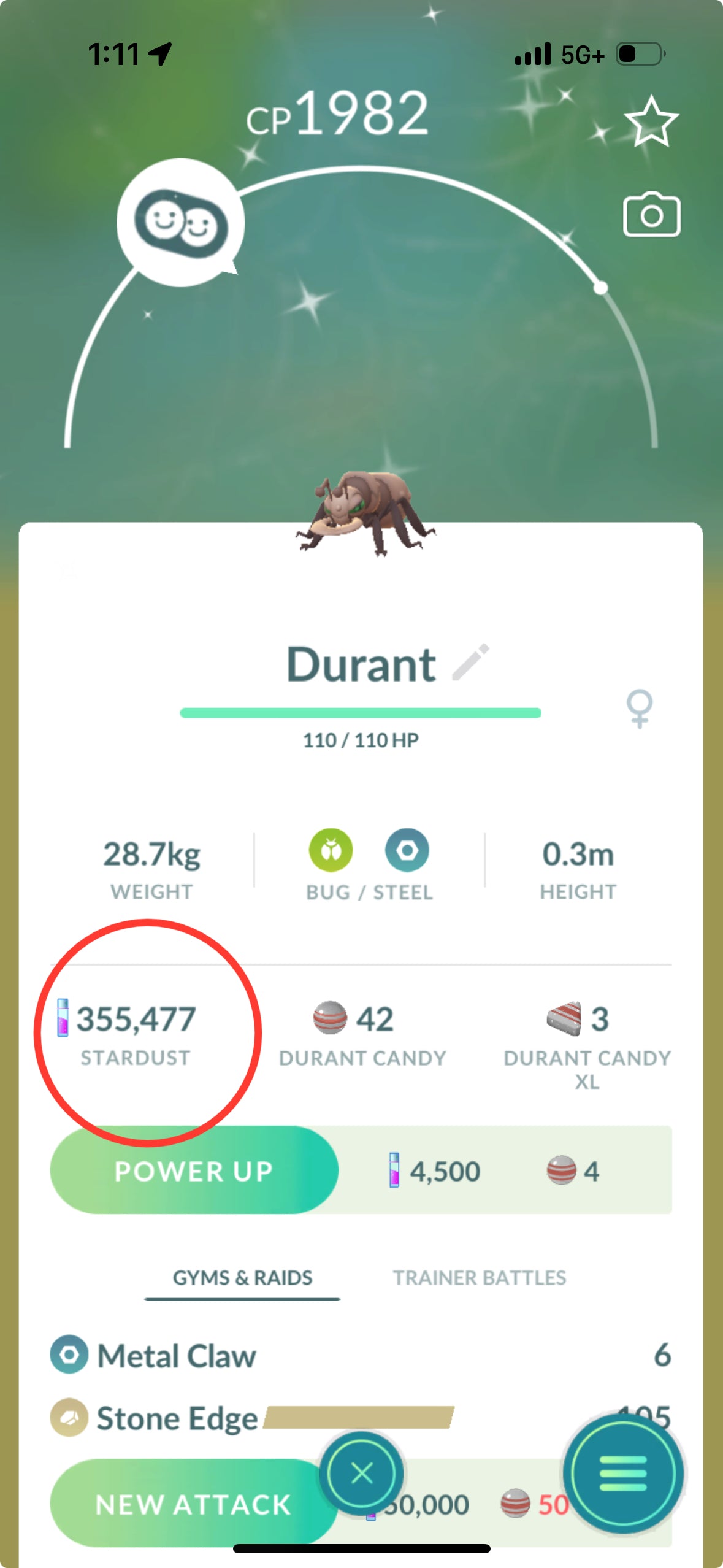BullAnt account (7 Shiny)