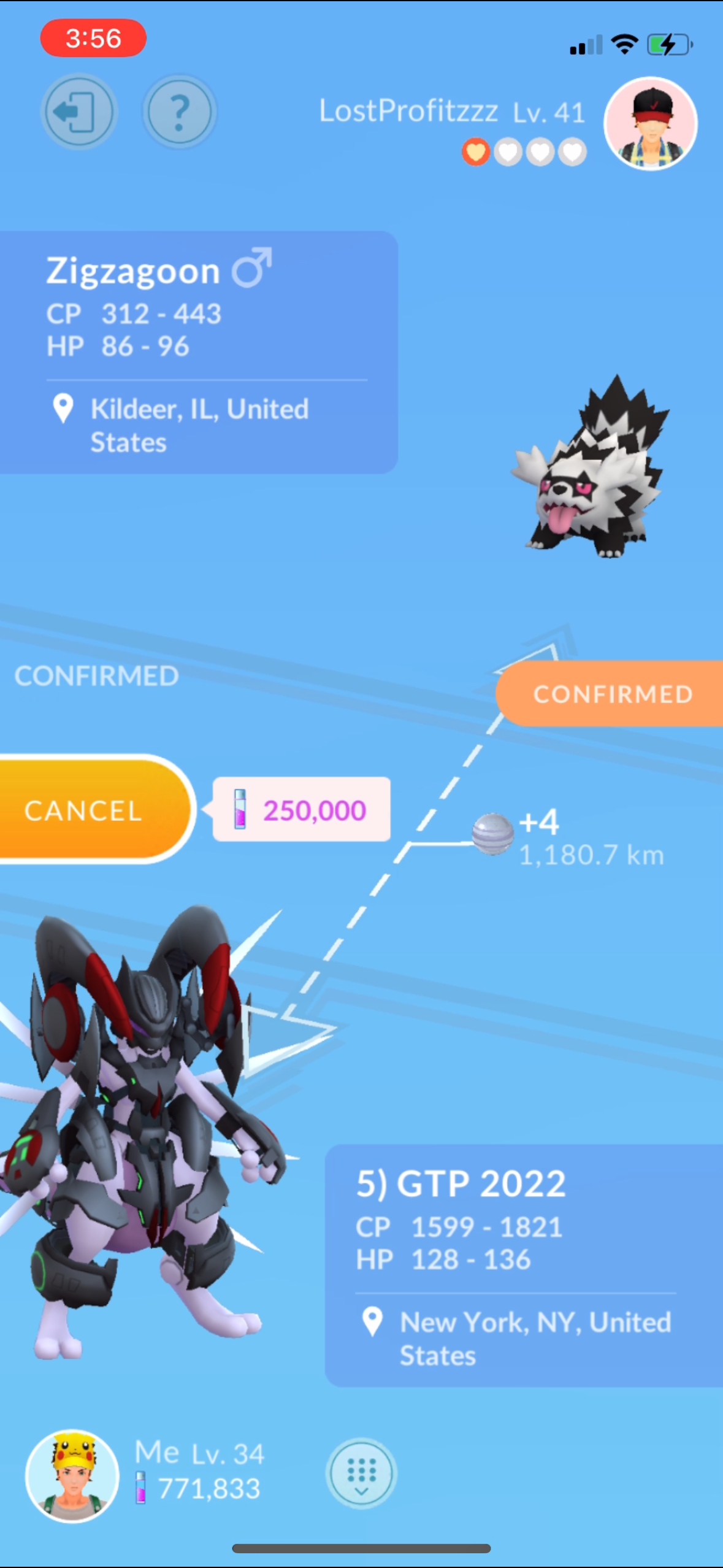 Armored Mewtwo trade (Guaranteed Lucky)
