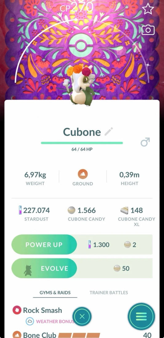 Shiny Cubone Cempasuchul