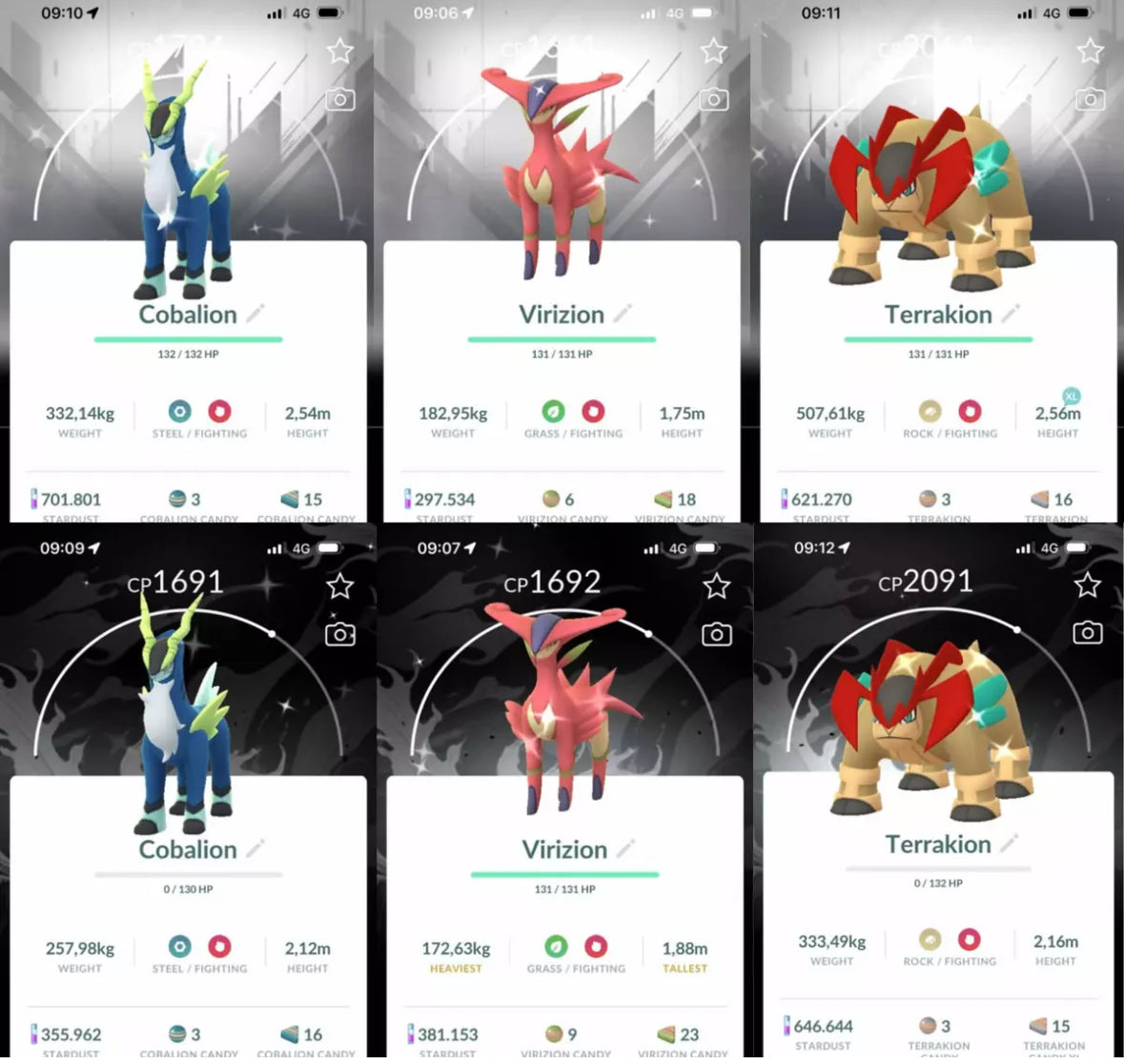 Shiny Unova Legendary (with background)