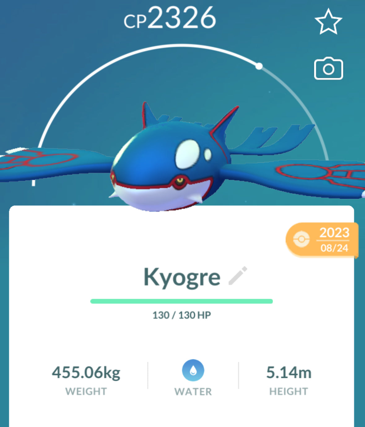 Kyogre trade (read description)