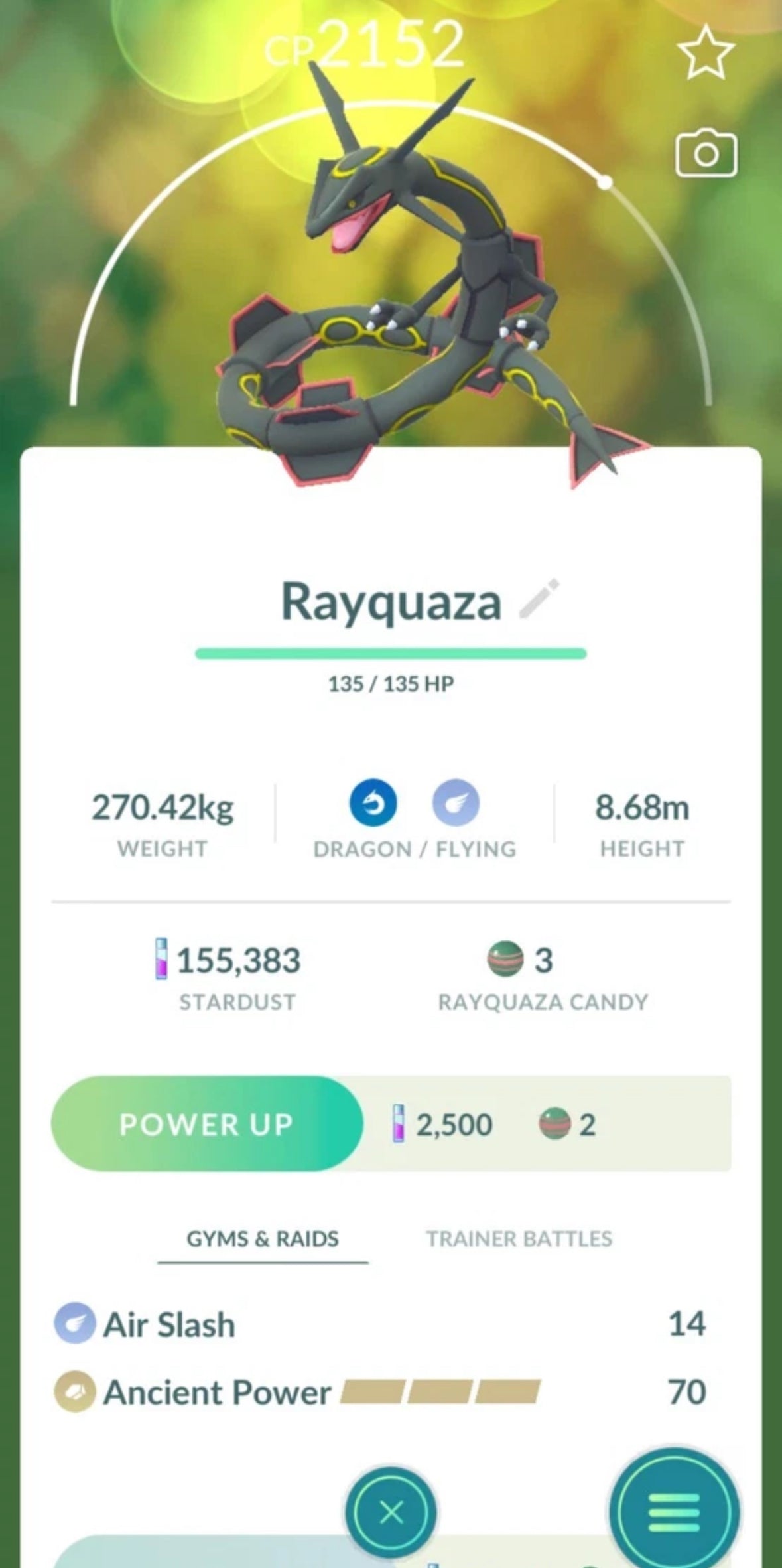 Shiny Rayquaza trade or account