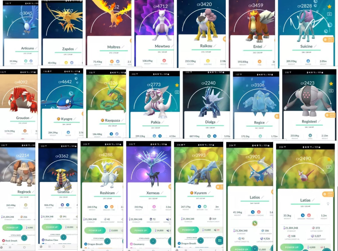 Legendary Pokémon trades