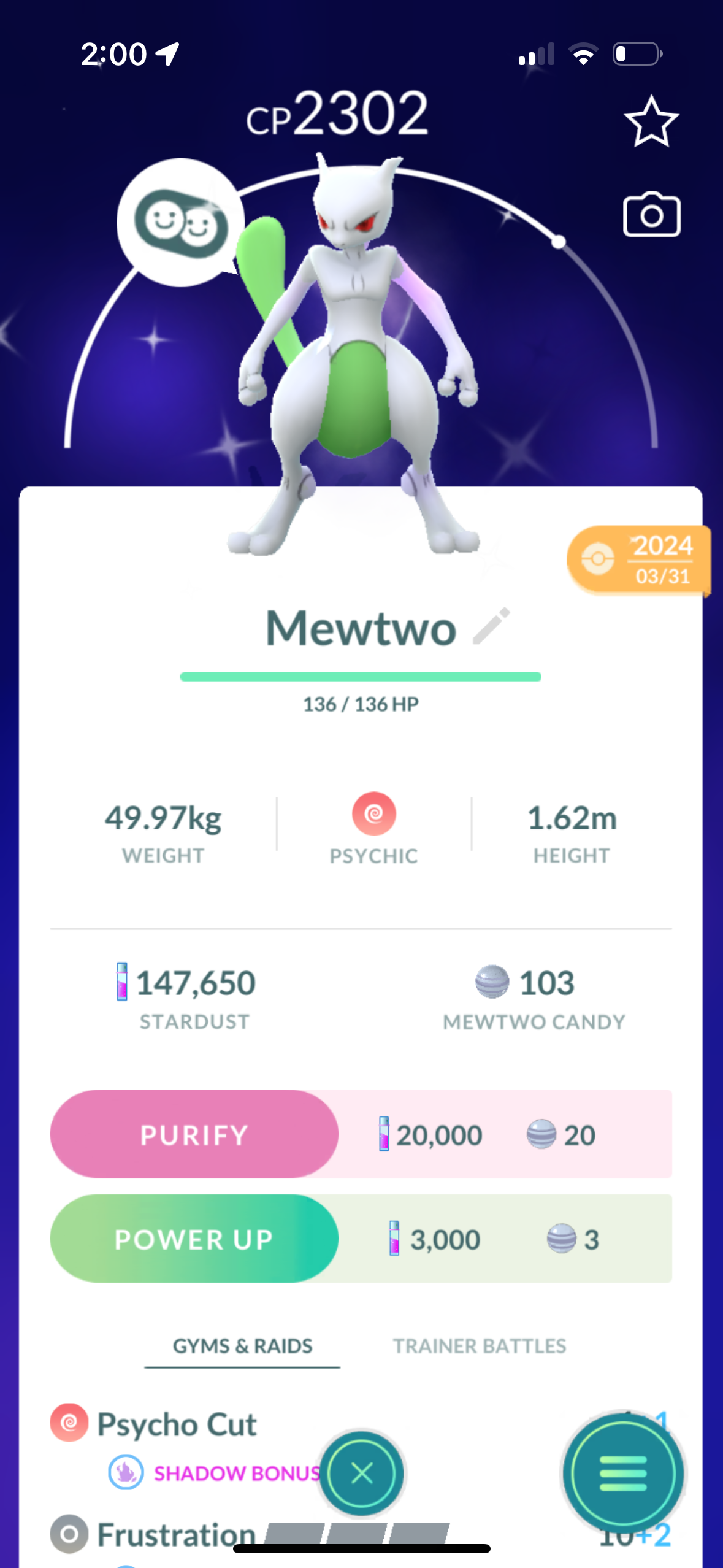 ShinyMewtwo account