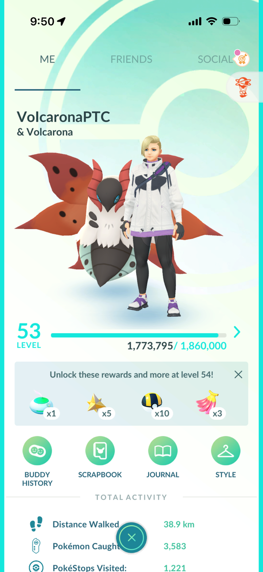 Volcarona trade or account