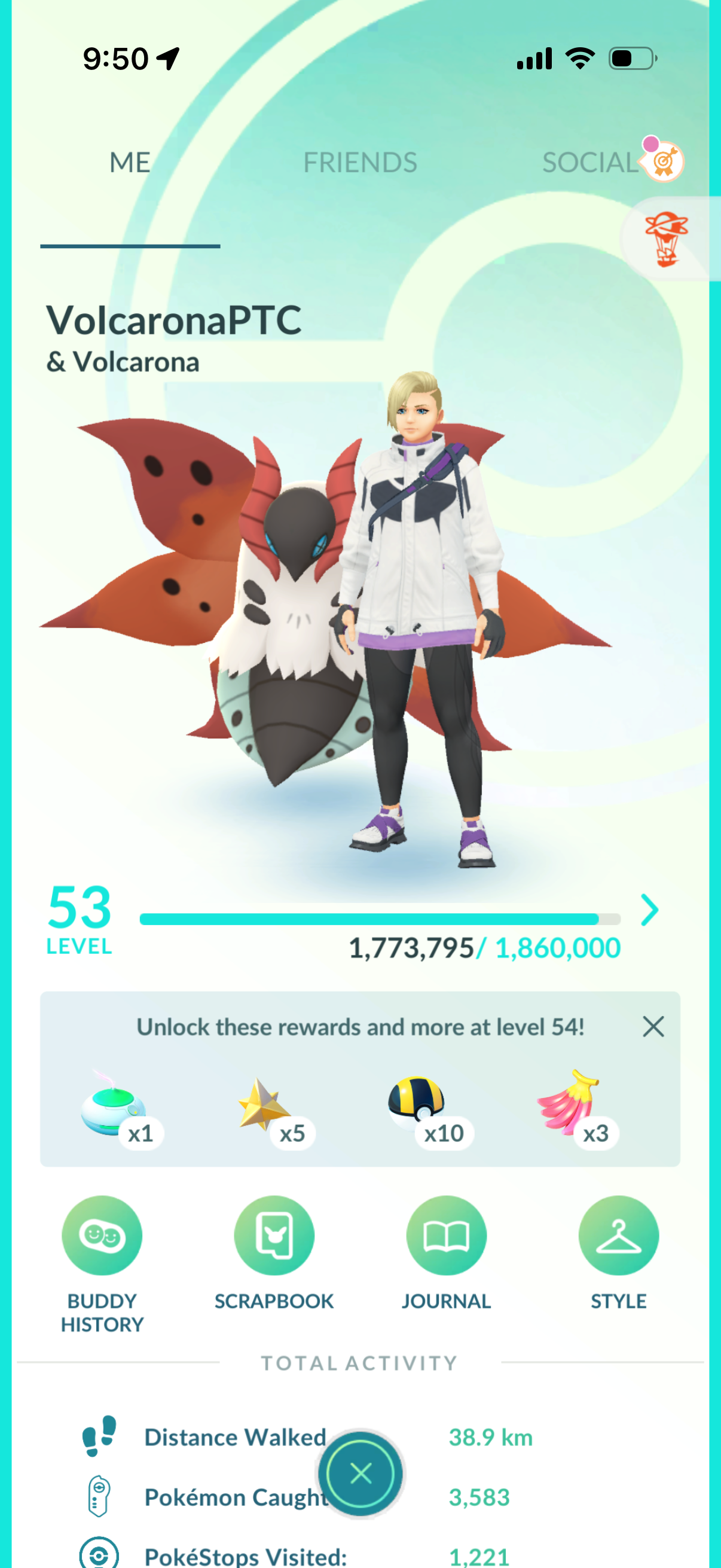 Volcarona trade or account