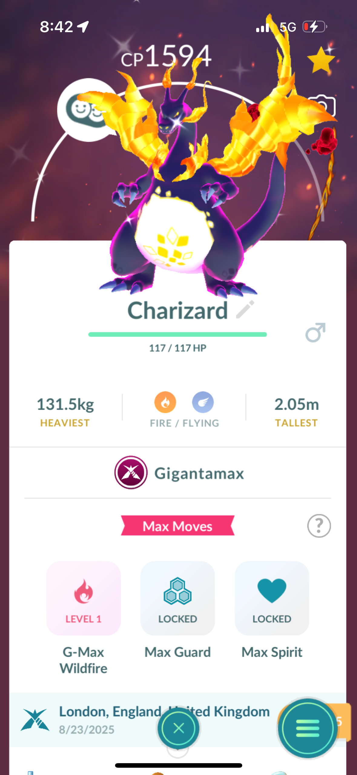 SongSungBlue account (40 Gigantamax/Legendary/Shiny)