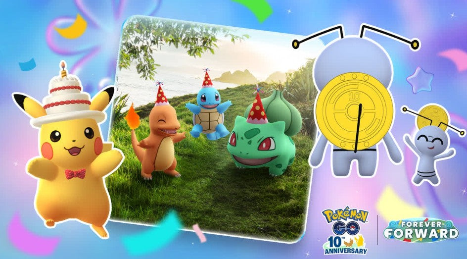 10th Anniversary Party - 4000+ Pokemon caught (4x Stardust 4x Exp)